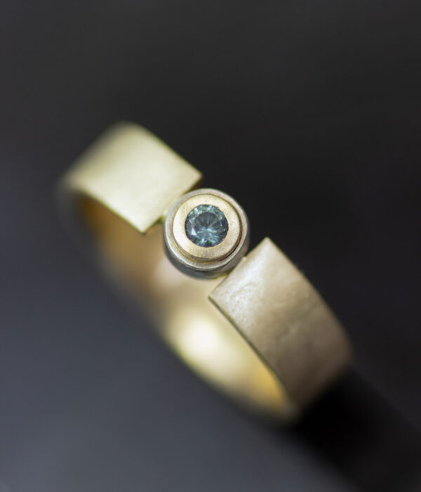 Main Eye Of The Storm One Of Kind Modern Mixed Metals Sapphire Engagement Ring Scaled