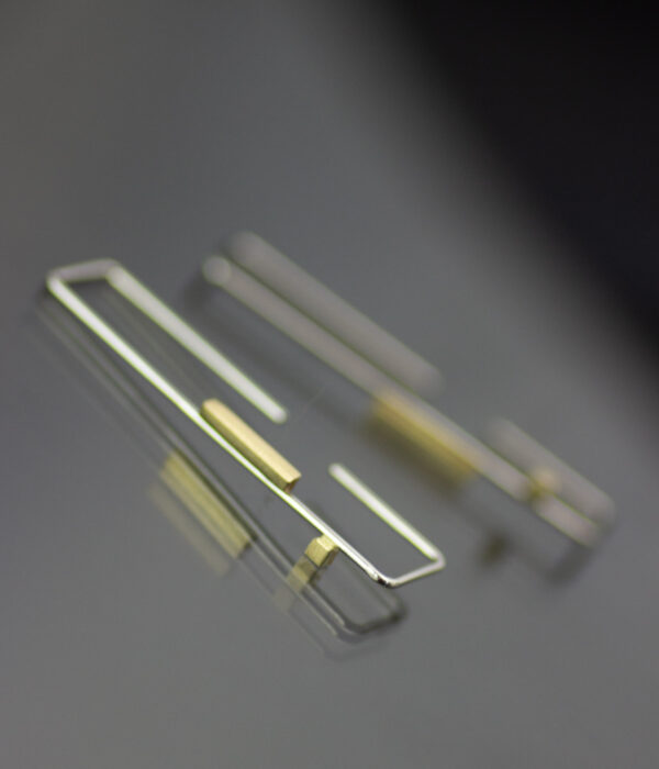 Gold And Main Platinum Rectangle Rectangle Threader Earrings.jpg Scaled