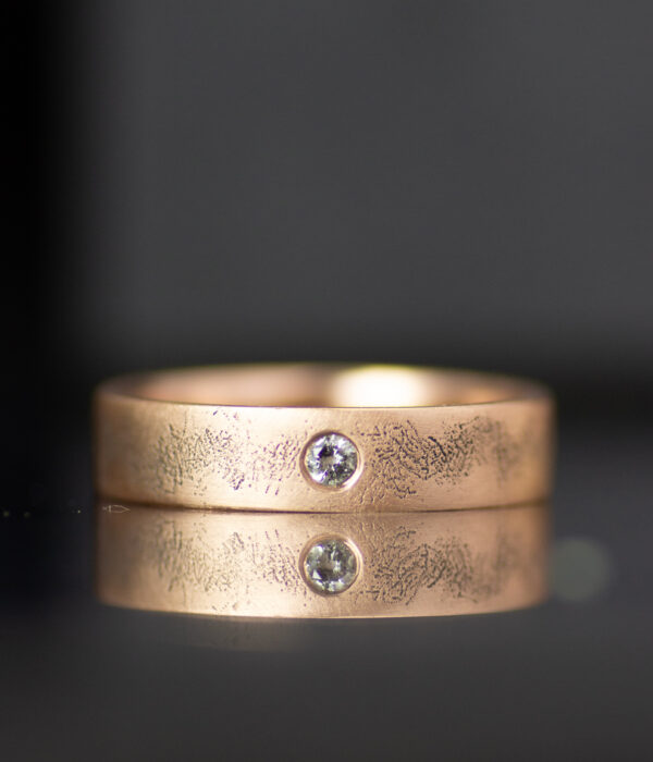 Rose Gold Intersteallar Band With Salt And Pepper Diamond 4 Scaled